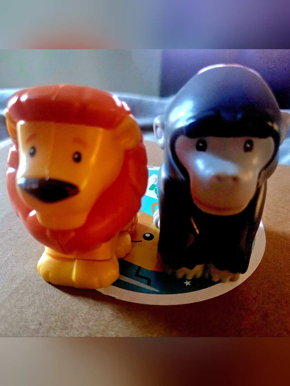 Fisher Price Little People Lion and Gorilla